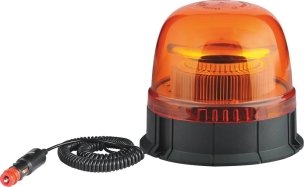 Gyrophare LED double flash 12/24V base magnétique - lot de 20 pcs