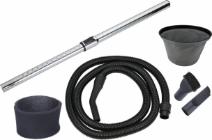 Aspirateur eau et poussières 30L 230V 1200W cuve inox / flexible 2m