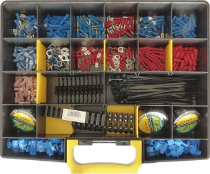 Cosse isolée type électricité automobile - coffret de 485 pcs