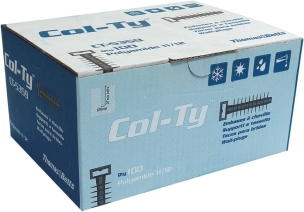 Cheville nylon d'installation Col-ty 8mm noir - lot de 100 pcs