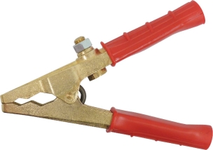 Pince bronze mors crocodile rouge 300A 155mm