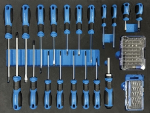 Mobilier d'atelier 4 éléments plateau inox - 247 outils