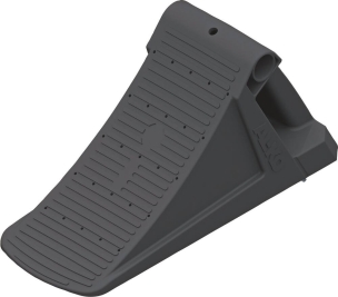 Cale pour poids lourds plastique noir 120mm 1600kg