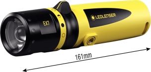 Lampe torche LED 200 lumens à piles ATEX zone 0