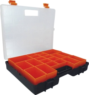 Mallette de rangement 20 godets 372x314x70mm