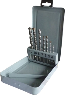 Foret béton de 4 à 12mm - coffret de 7 pcs