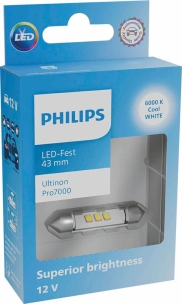 Ampoule navette LED 12V 43mm 6000K