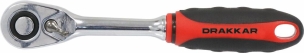 Cliquet 1/4" 72 dents réversible tête compacte avec bouton poussoir