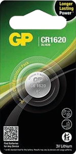 Pile bouton CR1620 lithium