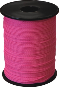 Tresse polypropylène rose fluo 2,5mm - bobine de 1000m
