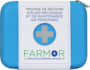 Trousse de secours "Atelier mécanique et Maintenance" 4/6 personnes