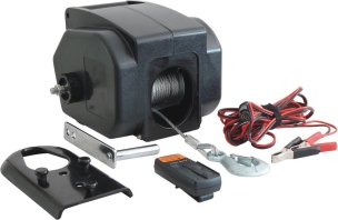 Treuil de traction électrique 12V 500kg avec télécommande sans fil