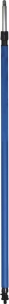 Manche télescopique alu à vis avec passage d'eau 2x900mm