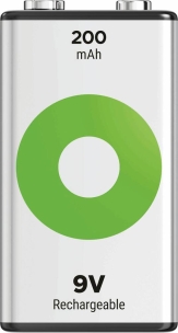 Pile rechargeable HF22/RL61 9V Ni-Mh 200mAh - blister de 1 pile