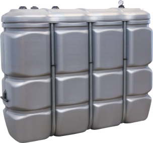 Cuve de stockage gasoil PEHD 2000L double paroi