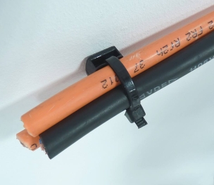 Cheville nylon d'installation Col-ty 8mm noir - lot de 100 pcs