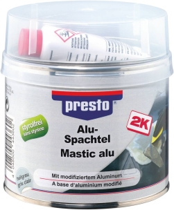 Mastic polyester aluminium avec tube durcisseur - pot de 1kg