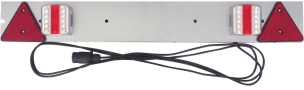 Rampe d'éclairage arrière LED 1m pour remorque bagagère - lot de 10 pcs