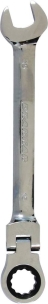 Clé mixte articulée à cliquet de 15mm
