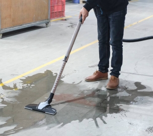 Aspirateur eau et poussière 30L 230V 1200W cuve inox/prise électroportatif/décolmatage/souffleur