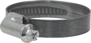 Collier à crémaillère acier zingué 12mm de 32 à 50mm - boîte de 25 pcs