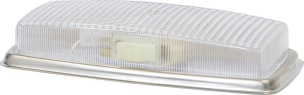 Plafonnier rectangle 12V avec interrupteur 231x109x40mm