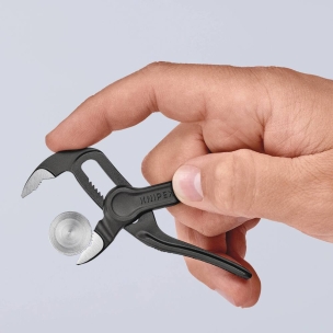 Pinces multiprises entrepassées avec bouton poussoir Cobra® 100mm - présentoir de 12 pcs