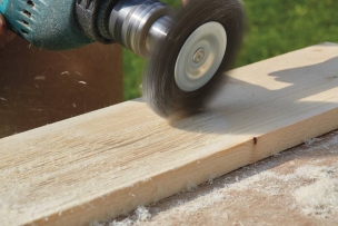 Brosse circulaire sur tige 6mm fil acier ondulé 75mm - lot de 10 pcs