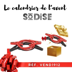 Calendrier de l'Avent - Lot de 2 câbles de démarrage en CCA 25mm² 2x3,0m réf.54362 dont 1 offert
