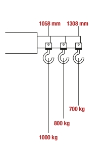 Grue d'atelier pliante 1T