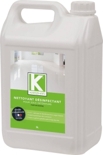Nettoyant désinfectant surodorant parfum marine - lot de 4 bidons de 5L