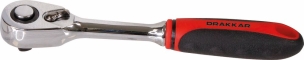 Cliquet 1/4" 72 dents réversible tête compacte avec bouton poussoir