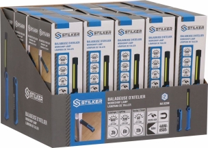Baladeuse d'atelier LED 600lm repliable rechargeable - présentoir de 12 pcs