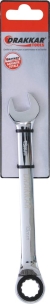 Clé mixte coudée à cliquet de 13mm avec inverseur - carte