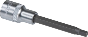 Douille tournevis 1/2" avec embout 100mm hexagonal 6mm