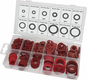Joints fibre rouge 10 à 32mm (ext.) - coffret de 600 pcs