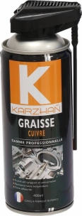 Graisse au cuivre avec tête 2 jets - lot de 12 aérosols 400ml