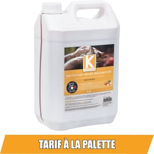 Nettoyant mains mécanicien beige parfum amande - bidon de 4,5L