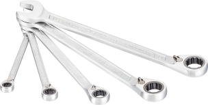 Jeu de 5 clés mixtes à cliquet 8-19mm