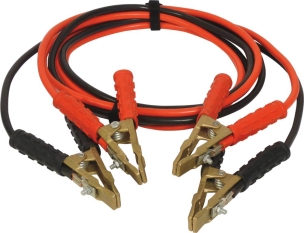 Câbles de démarrage en CCA 25mm² 2x3m 520A pinces en laiton