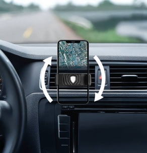 Support auto pour smartphone grille aération