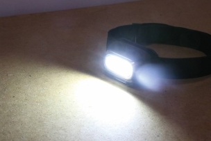 Lampe frontale LED 500 lumens rechargeable