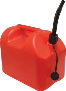 Jerrican plastique 20L base large homologué carburant - lot de 3 pcs