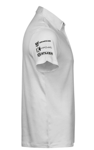 Polo blanc taille M femme - Drakkar - Karzhañ - Stilker