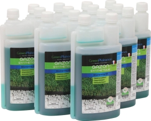 Shampoing concentré pour gazon synthétique - lot de 8 bidons de 1L avec bouchon doseur