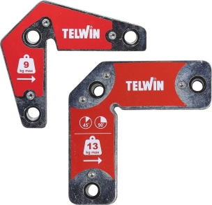 Equerre magnétique 12mm - blister de 2 équerres