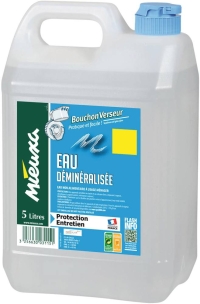 Eau déminéralisée - lot de 4 bidons de 5L