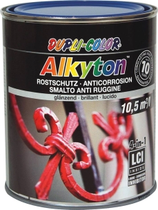 Peinture antirouille RAL 5010 bleu - pot de 750ml