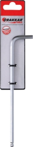 Clé mâle coudée hexagonale extra longue 6mm - carte