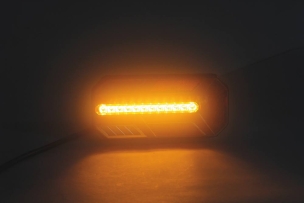 Feu arrière rectangle LED 12/24V 7 fonctions - lot droit + gauche